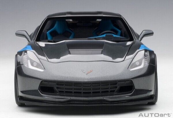 Autoart Chevrolet Corvette C7 Grand Sport Watkins Glen Grey Metallic 1/18 Scale