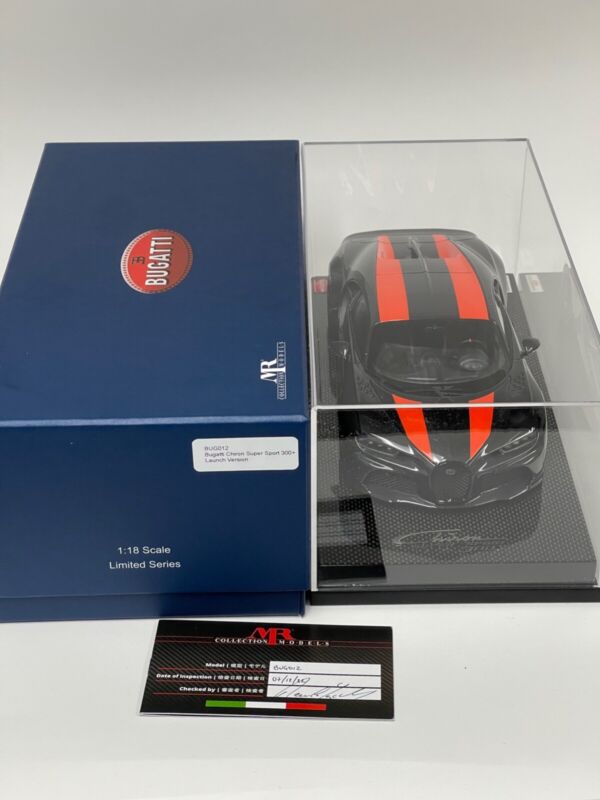 1/18 MR Collection Bugatti Chiron Super Sport 300+ MPH Carbon Base IN STOCK $1007.95 ModelCarsHub