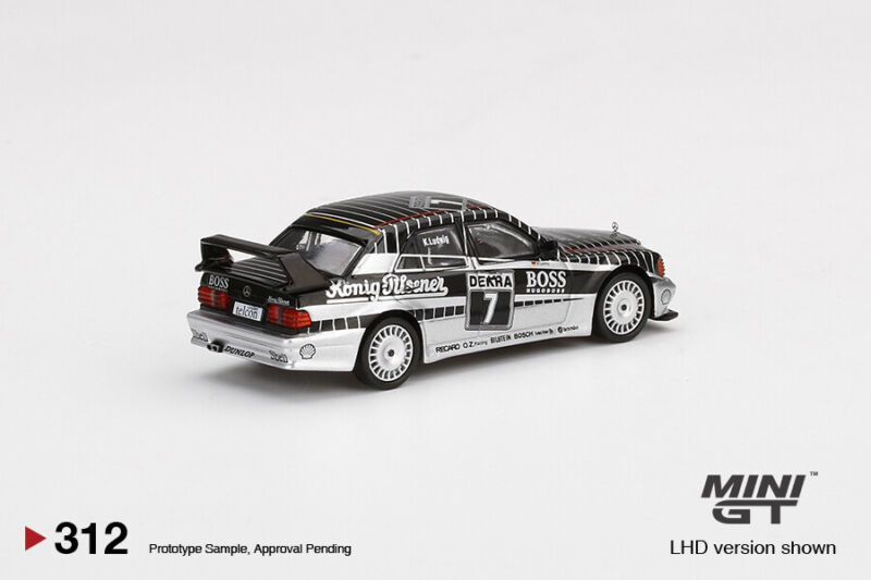 Mini GT 1990 Mercedes-Benz 190E 2.5-16 Evolution II AMG #7 DTM 1:64 Scale