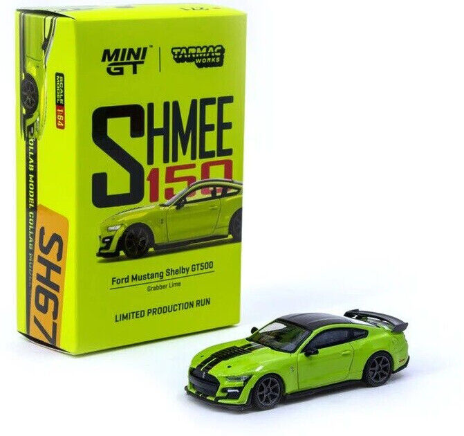 Mini GT x Tarmac Works COLLAB64 Ford Mustang Shelby GT500 Shmee150 1:64 Diecast Car