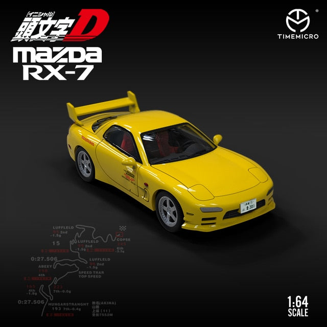 Time Micro 1:64 Toyota Ae86.sports Car Diecast Model Car Alloy Simulation Vehicle Model Adult Collection Model Series - Railed/motor/cars/bicycles
