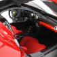 BBR 1/18 Ferrari LaFerrari (Rosso Corsa 322 Red with Gloss Black Roof and Silver Rims) Fully Open Diecast Car Model
