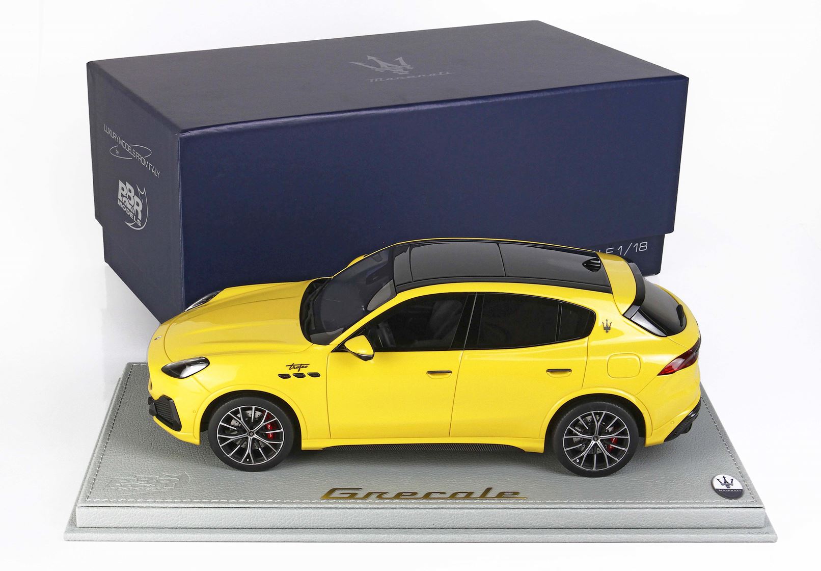 BBR 1/18 Maserati Grecale Trofeo Yellow