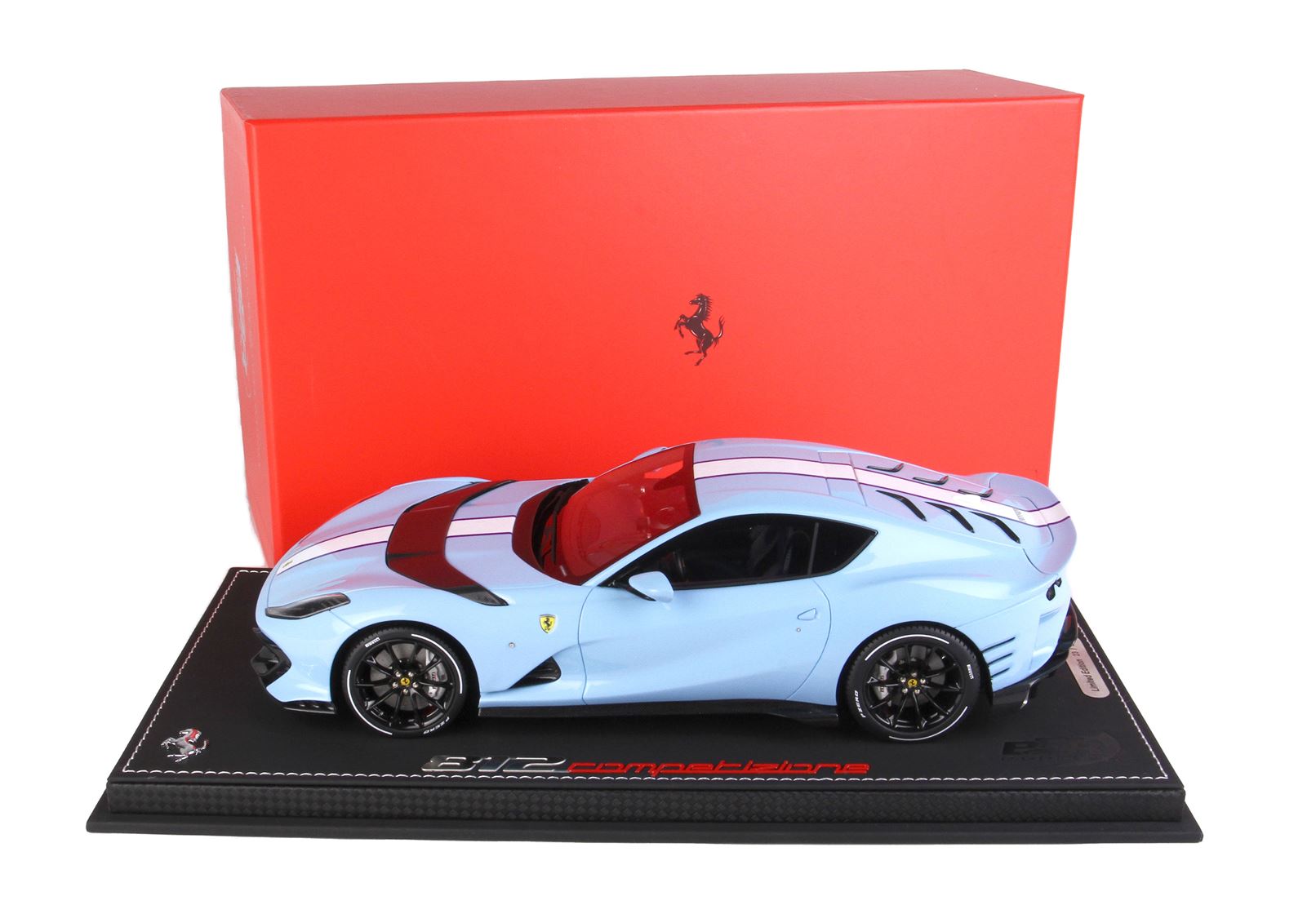 特注品 BBR 1/18 Ferrari 812 competizione 壊せ Grigio coburn フェラーリ デラックス台座 ケース付