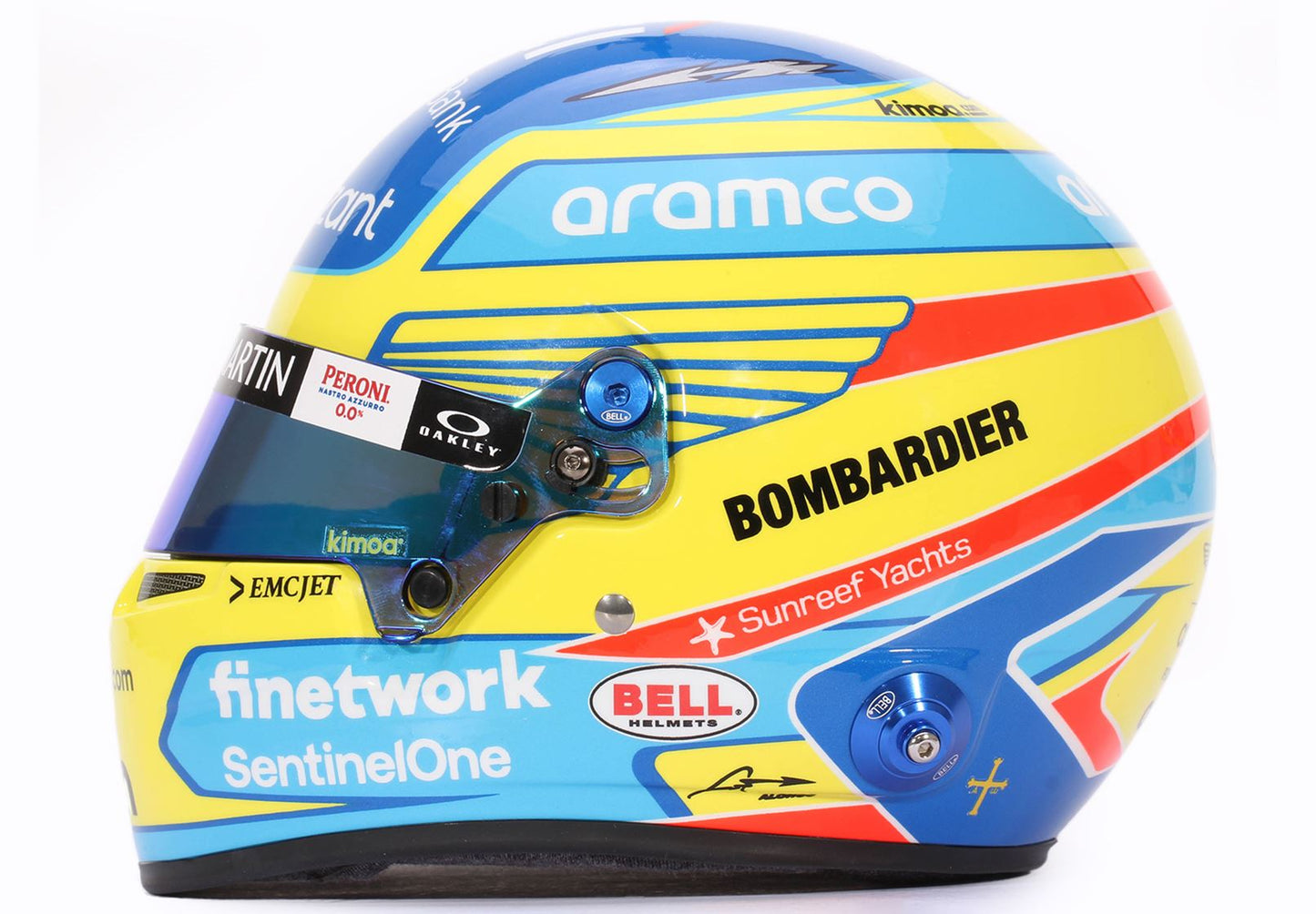 BBR Bell Scala 1/2 HELMET Season 2023 - Fernando Alonso