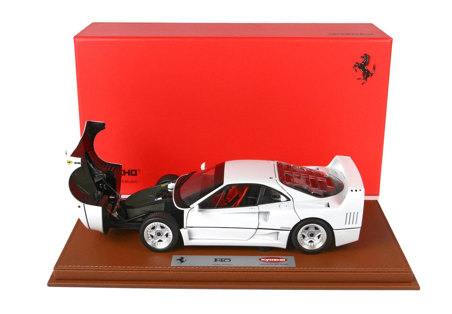 BBR 1/18 Ferrari F40 Metallic White BBR-Kyosho limited78pcs