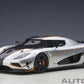 AUTOART 1:18 KOENIGSEGG AGERA RS (WHITEMOON SILVER/CARBON)