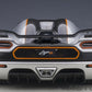 AUTOART 1:18 KOENIGSEGG AGERA RS (WHITEMOON SILVER/CARBON)