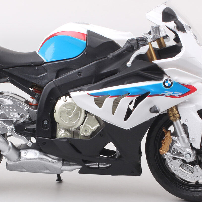 1/12 Scale BMW S1000RR 2009 Sport Diecast Motorcycle Model Bike Automaxx Joycity