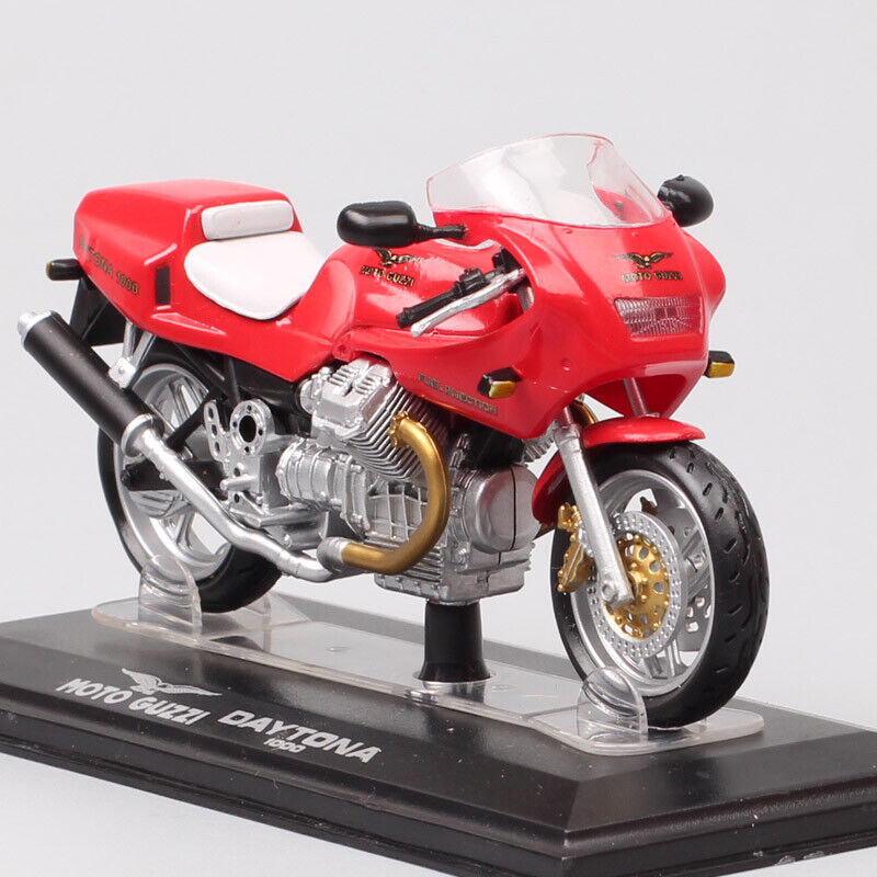 1/24 Scale Mini MG Moto Guzzi Daytona 1000 motorcycle model toy bike Acrylic Box