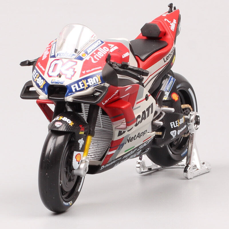 1/18 scale Ducati GP18 No.04 Andrea Dovizioso motorcycle motoGP model Toys 2018