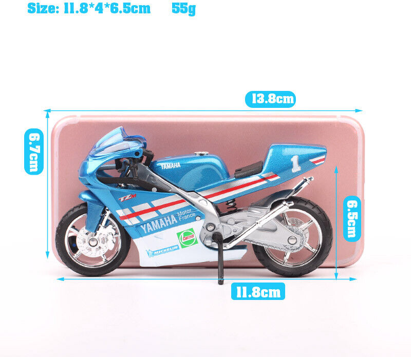 1/18 Welly 1994 Yamaha TZ250M Factory Racing Bike Motorcycle Diecast