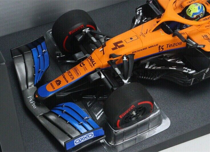 1/18 MINICHAMPS Diecast F1 Mclaren Mercedes Norris Gp Russia 2021