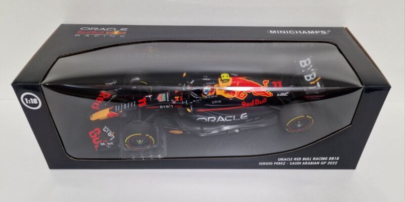 1/18 MINICHAMPS F1 Die Cast Formula 1 Red Bull RB18 Perez Gp 2022