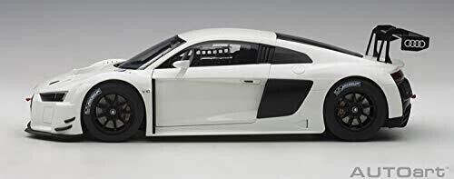 Audi R8 FIA GT GT3 Plain Color Version White 1/18 Model Car By Autoart 81602