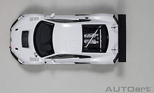 Audi R8 FIA GT GT3 Plain Color Version White 1/18 Model Car By Autoart 81602