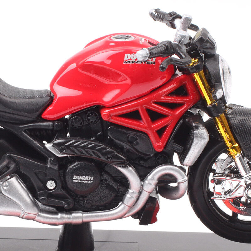 Maisto 1/18 Scale Ducati Monster 1200S Motorcycle Diecast Model Bike Toy Red