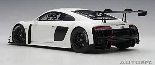 Audi R8 FIA GT GT3 Plain Color Version White 1/18 Model Car By Autoart 81602