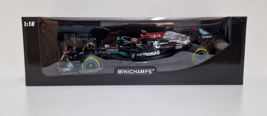 1/18 MINICHAMPS Die Cast F1 Mercedes Lewis Hamilton Gp Qatar 2021