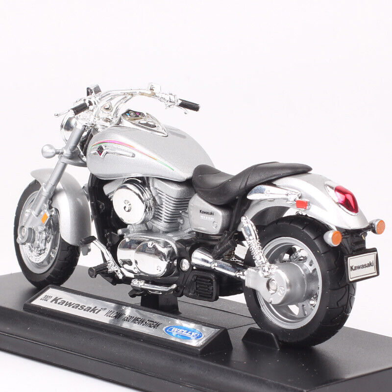 1/18 Welly 2002 Kawasaki Vulcan 1500 MEAN STREAK Motorcycle Model Toy Bike