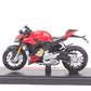 1/18 Maisto Ducati Super Naked V4 S Motorcycle Diecas Model Red