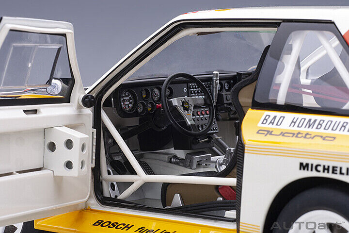 Autoart Audi Quattro S1 Rally Monte Carlo 1986 #6 1:18 model car 88602