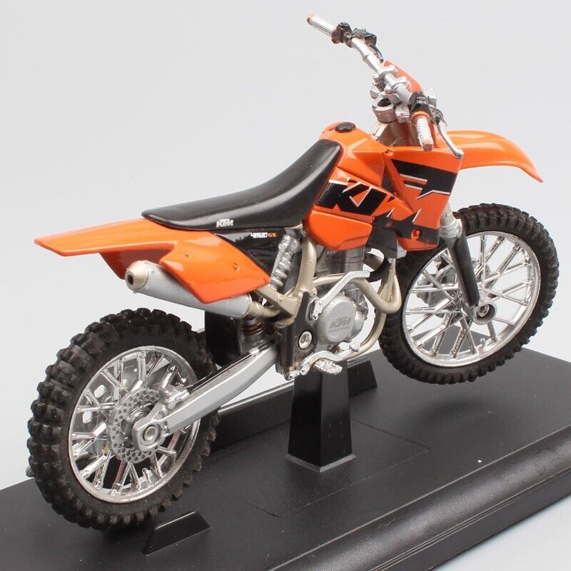 1/18 Welly KTM 450 SX Racing dirt bike Motocross model Diecast Toy Motorcycle