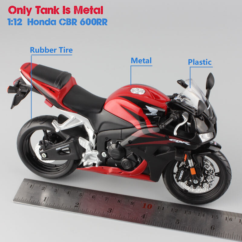 1/12 scale Maisto Honda CBR600RR Diecast model motorcycle replica sport bike toy