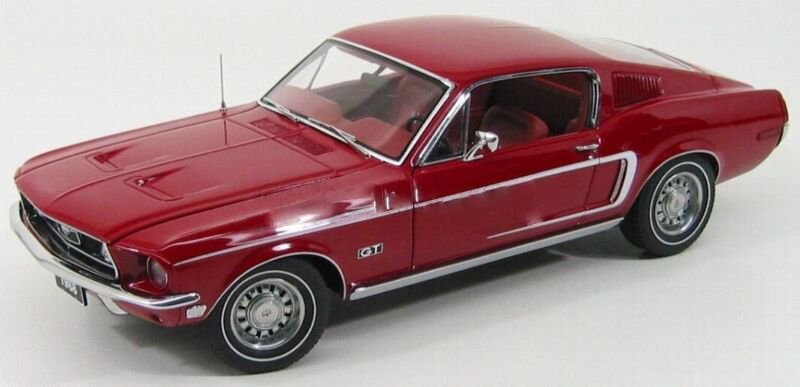 1/18 AUTOart 1968 FORD MUSTANG GT RED 72801 1/18 AUTOART 72801 1968 FORD MUSTANG GT RED $649.95 ModelCarsHub