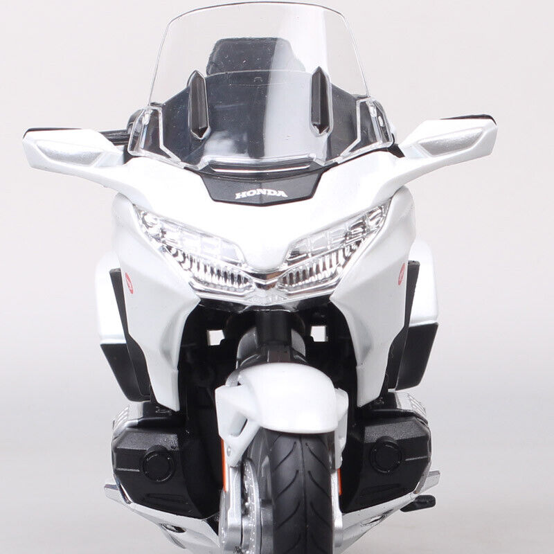 1/12 Welly Honda Gold Wing Moto Bike Motorcycle Cruiser Model Tour White