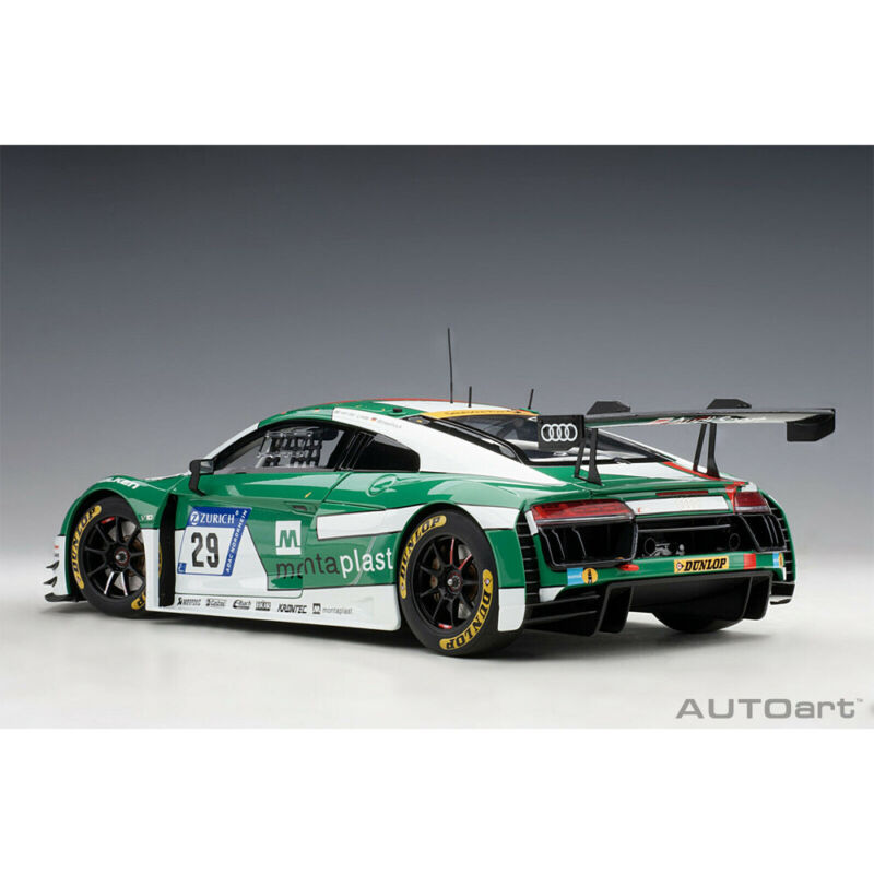 AUTOart 81701 Audi R8 LMS 24Hr Nurburgring 2017 Winner #29 1:18 Model Car Green