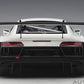 Audi R8 FIA GT GT3 Plain Color Version White 1/18 Model Car By Autoart 81602