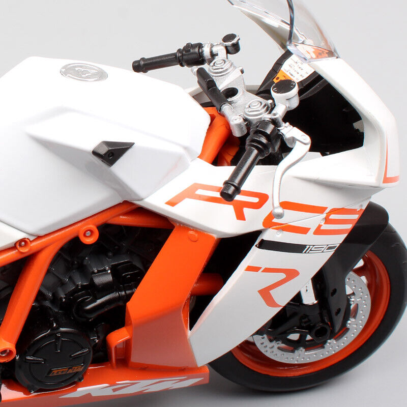 1/10 Welly KTM 1190 RC8 Sport Bike Vehicle Motorcycle Model White