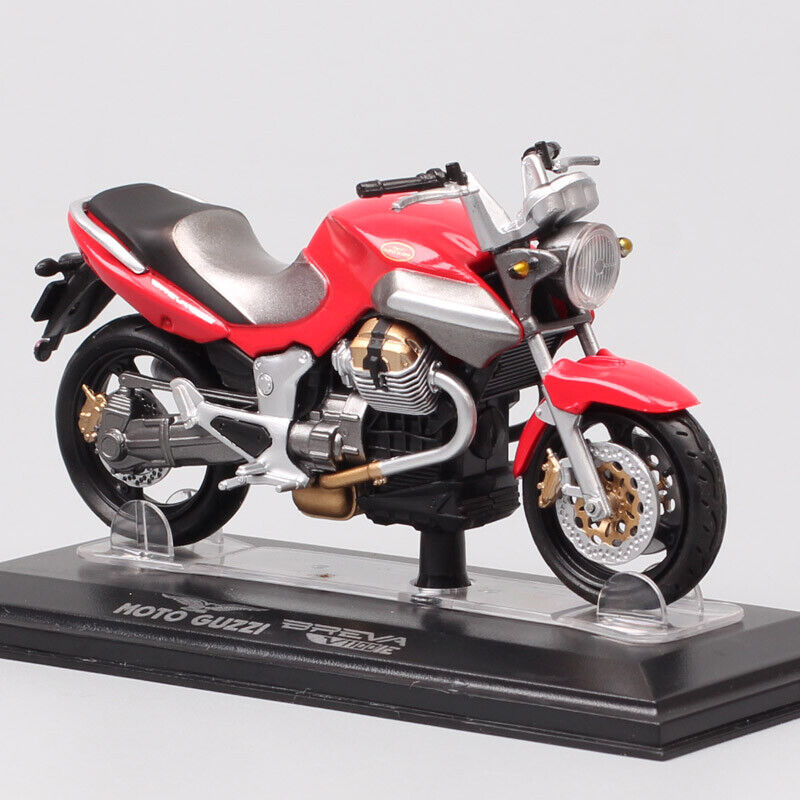 1/24 scale Moto Guzzi Breva V1100 motorcycle Diecast Toy model Bike Acrylic Box