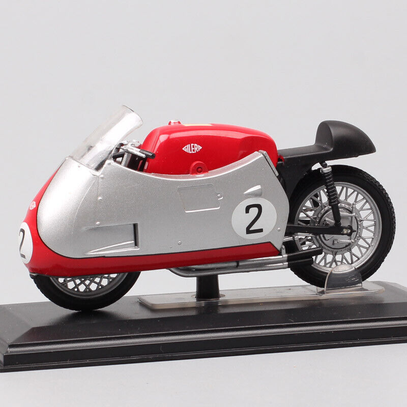 1/22 Gilera 4cil 500cc MOTOGP 1955 NO#2 Geoff Duke motorcycle Diecast