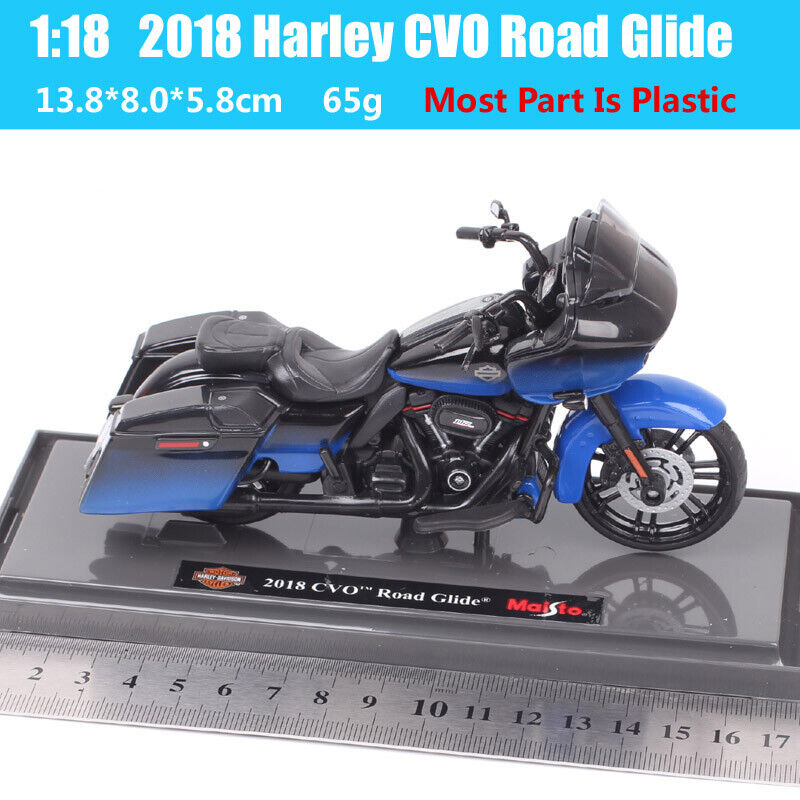 1/18 Maisto 2018 Harley CVO Road Glide Touring Motorcycle Diecast Bike