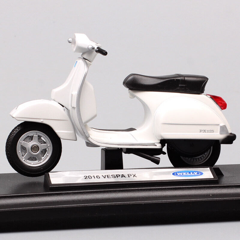 1:18 Welly 2016 Piaggio VESPA PX scooter bike motorcycle diecast toy model