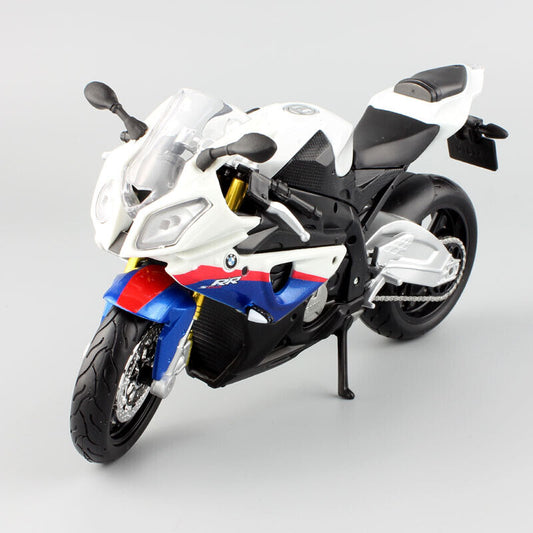 Maisto Assembly line 1/12 scale BMW S1000RR bike Diecast motorcycle model DIY