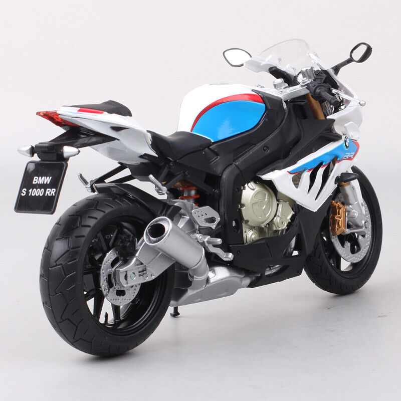 1/12 Scale BMW S1000RR 2009 Sport Diecast Motorcycle Model Bike Automaxx Joycity