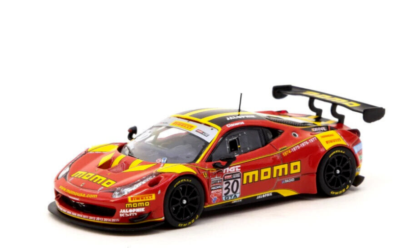 Tarmac Works HOBBY64 Ferrari 458 Italia GT3 - 2015 PWC 1:64 Scale Diecast Car