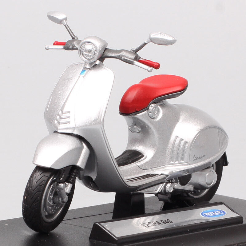 1:18 Welly 2014 Piaggio Vespa 946 Scooter motorcycle Diecast model