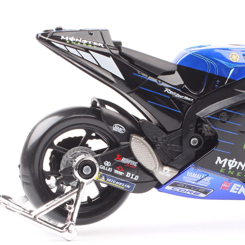 Maisto 1/18 Yamaha YZR-M1 #21 Franco Morbidelli Motorcycle Model MotoGP 2021