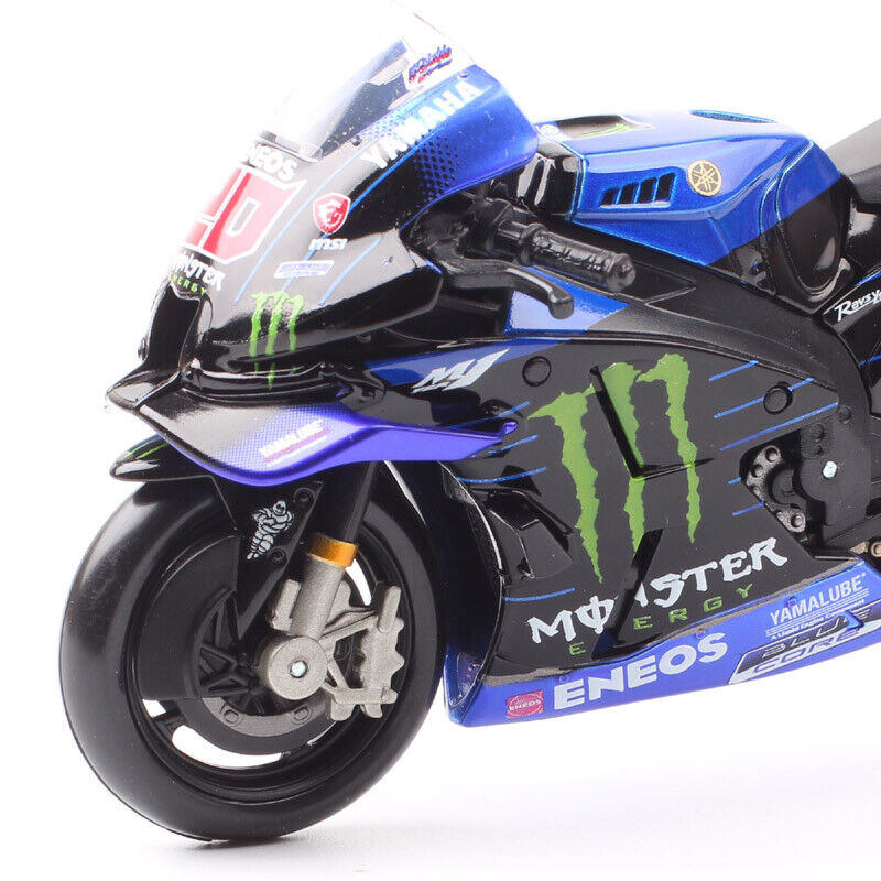 Maisto 1/18 Mini Yamaha YZR-M1 #20 Fabio Quartararo Motorcycle Model MotoGP 2021