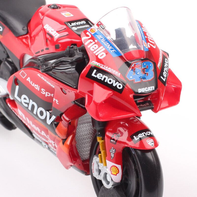 Maisto 1/18 2021 Ducati Desmosedici GP21 #43 Jack Miller Motorcycle Model