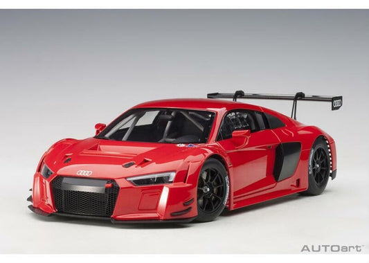 1/18 Audi R8 FIA GT GT3 Plain Color Version Red Model Car By Autoart 81601