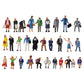 30pcs Ho Scale 1:87 Standing Seated Passenger People Painted Figures Model Train Layout P8721 - Model Building Kits