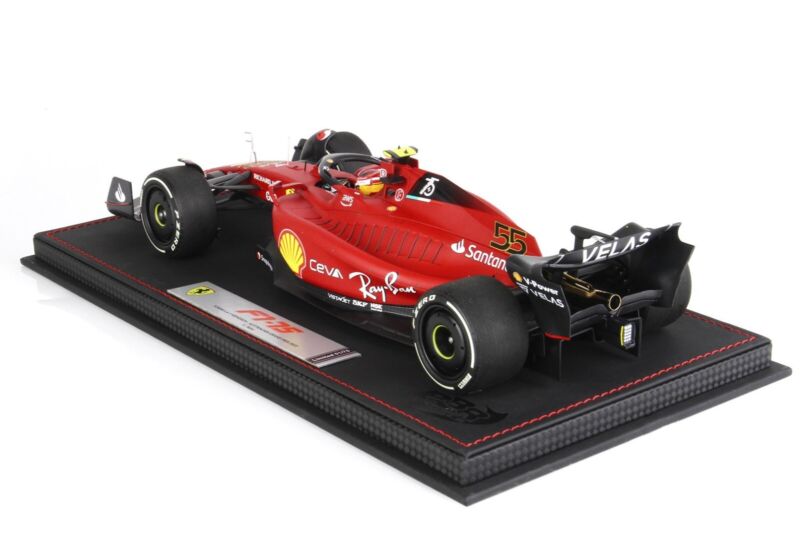 1/18 BBR Ferrari F1-75 Carlos Sainz - AUSTRALIAN GP 2022 - Plexi