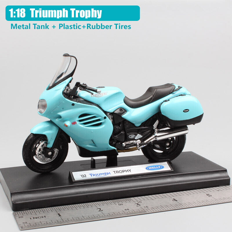 1/18 Welly scale 2002 Triumph Trophy touring motorcycle Diecast