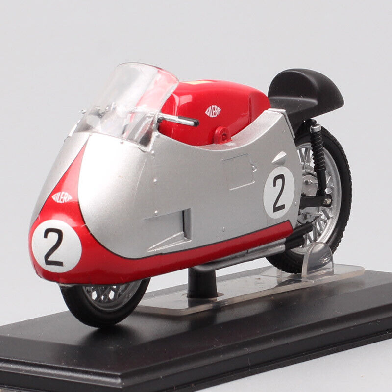 1/22 Gilera 4cil 500cc MOTOGP 1955 NO#2 Geoff Duke motorcycle Diecast