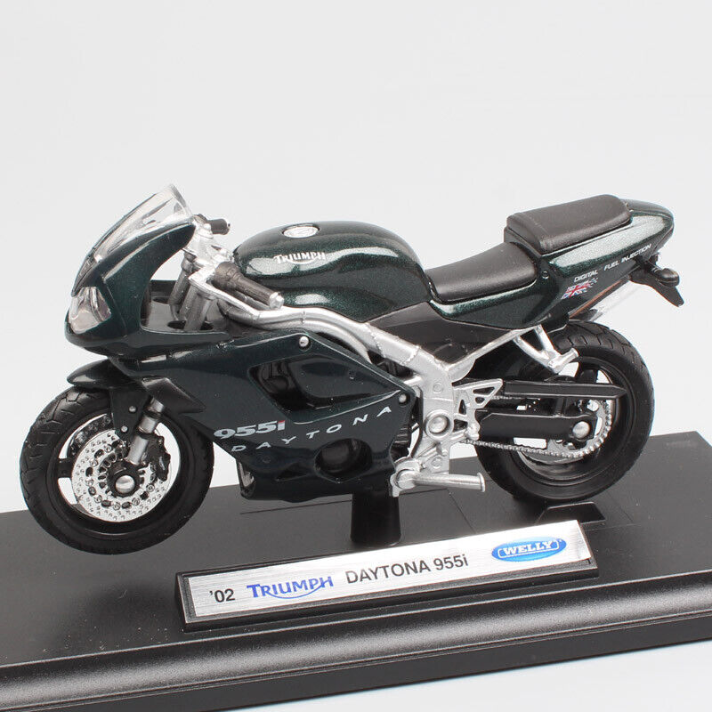 Welly 1/18 Triumph Daytona 955i Sport motorcycle Diecast model Toy Bike